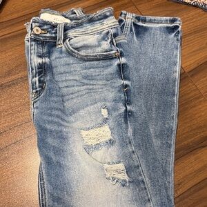 KanCan Light Blue Distressed Skinny Jeans